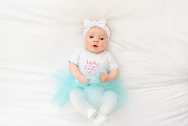 Lucky I'm beautiful - 100% cotton onesie