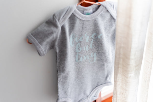 Fierce but tiny - 100% cotton onesie
