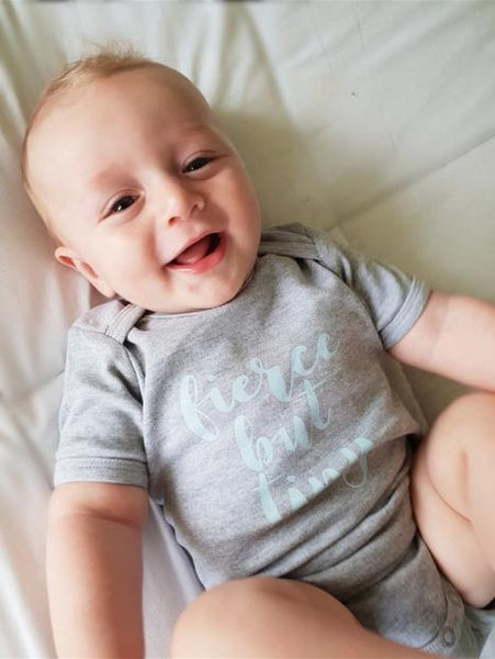 Fierce but tiny - 100% cotton onesie