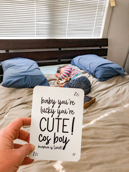 Baby milestone cards